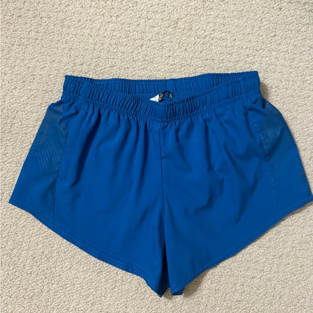 Oiselle Vibrant Blue Athletic Shorts